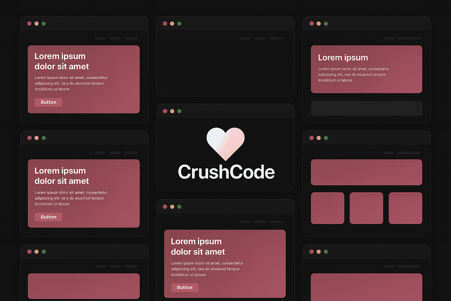 Modern dashboard preview