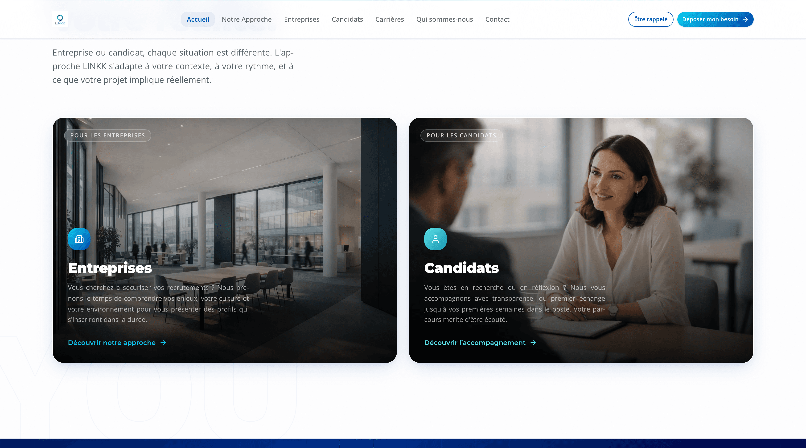 LINKK – Cabinet de recrutement, La Ciotat & Saint-Denis, capture 3
